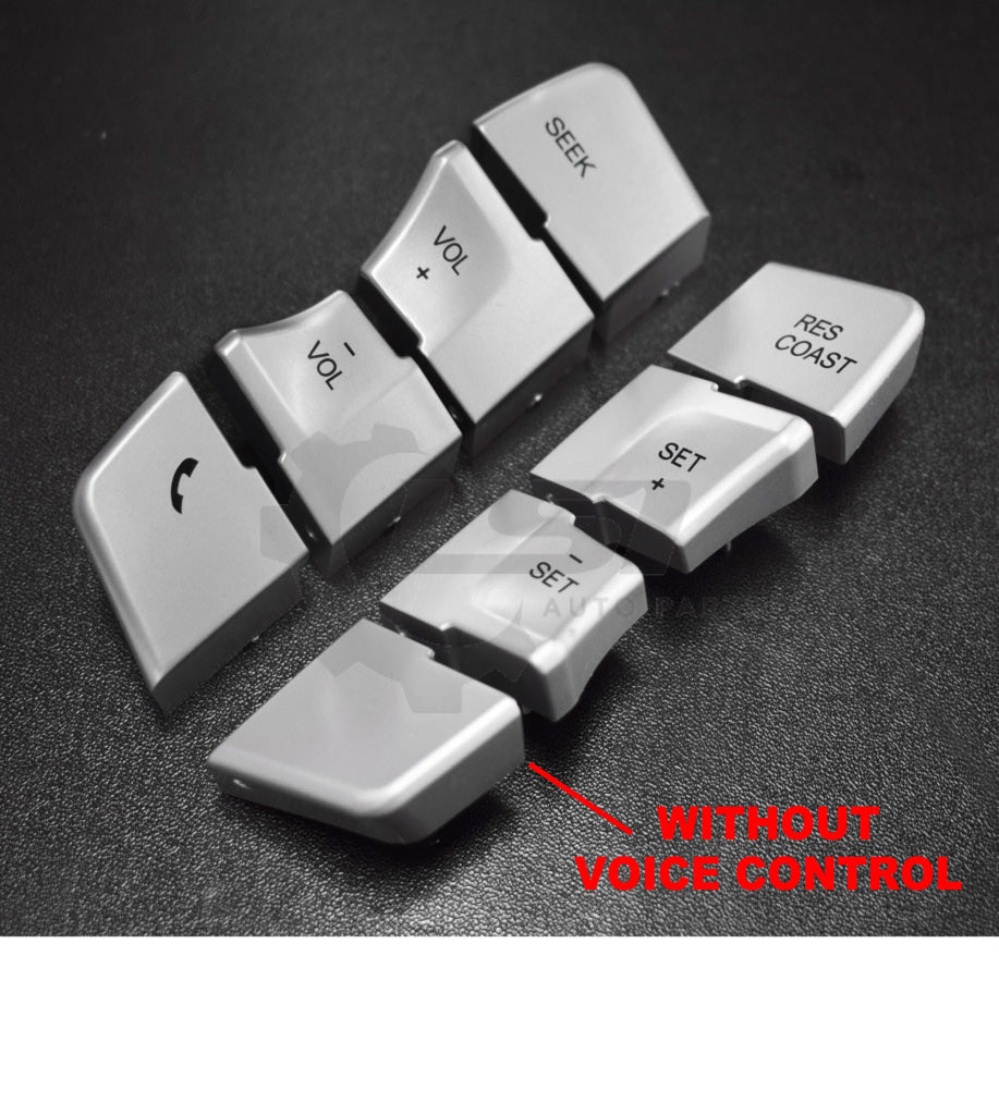 Steering Control Switch Button Caps Covers (Nv) For Ford Fpv Fg Fg-X Xr6 Xr8