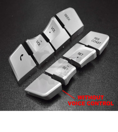 Steering Control Switch Button Caps Covers (Nv) For Ford Fpv Fg Fg-X Xr6 Xr8