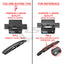 Tailgate Door Handle Cover Black With Hole + Bolts For Nissan Dualis J10 07~14