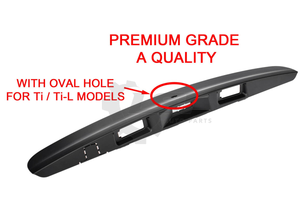 Tailgate Door Handle Garnish Cover Black W/H For Nissan Dualis J10 07~14 Ti/Ti-L