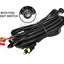 Universal H11 H8 H9 H16 Led Fog Light Wire Harness Wiring Relay Indicator Switch