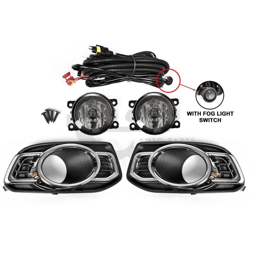 UPGRADE Fog Light Spot Driving Lamp KIT CHROME For Ford Falcon FG Ser 2 XT 11-14 Fog Light
