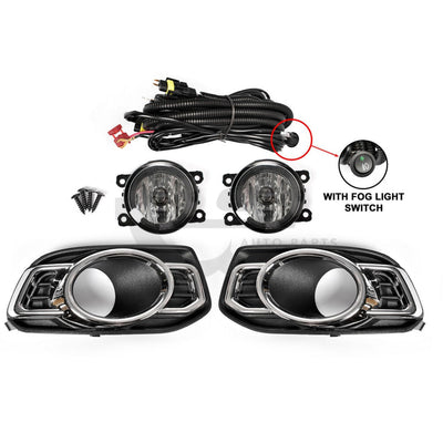 UPGRADE Fog Light Spot Driving Lamp KIT CHROME For Ford Falcon FG Ser 2 XT 11-14 Fog Light