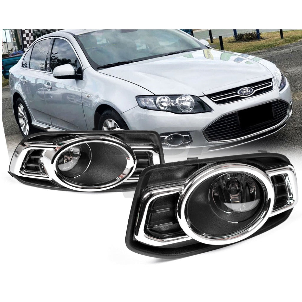 UPGRADE Fog Light Spot Driving Lamp KIT CHROME For Ford Falcon FG Ser 2 XT 11-14 Fog Light