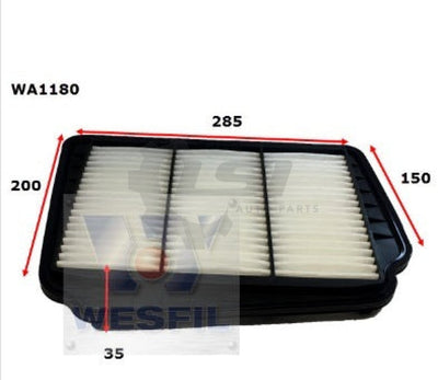 Wesfil Air Filter For Daewoo Lacetti Holden Viva