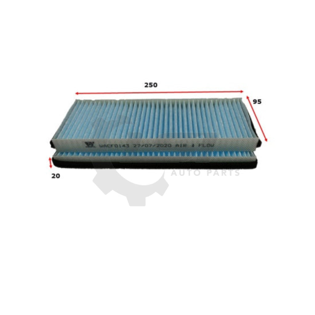 Wesfil Air Oil Fuel Cabin Filter Kit WK38CAB for Nissan Navara 2.5L TD D40 Diesel Thai Buillt Filter Service Kit