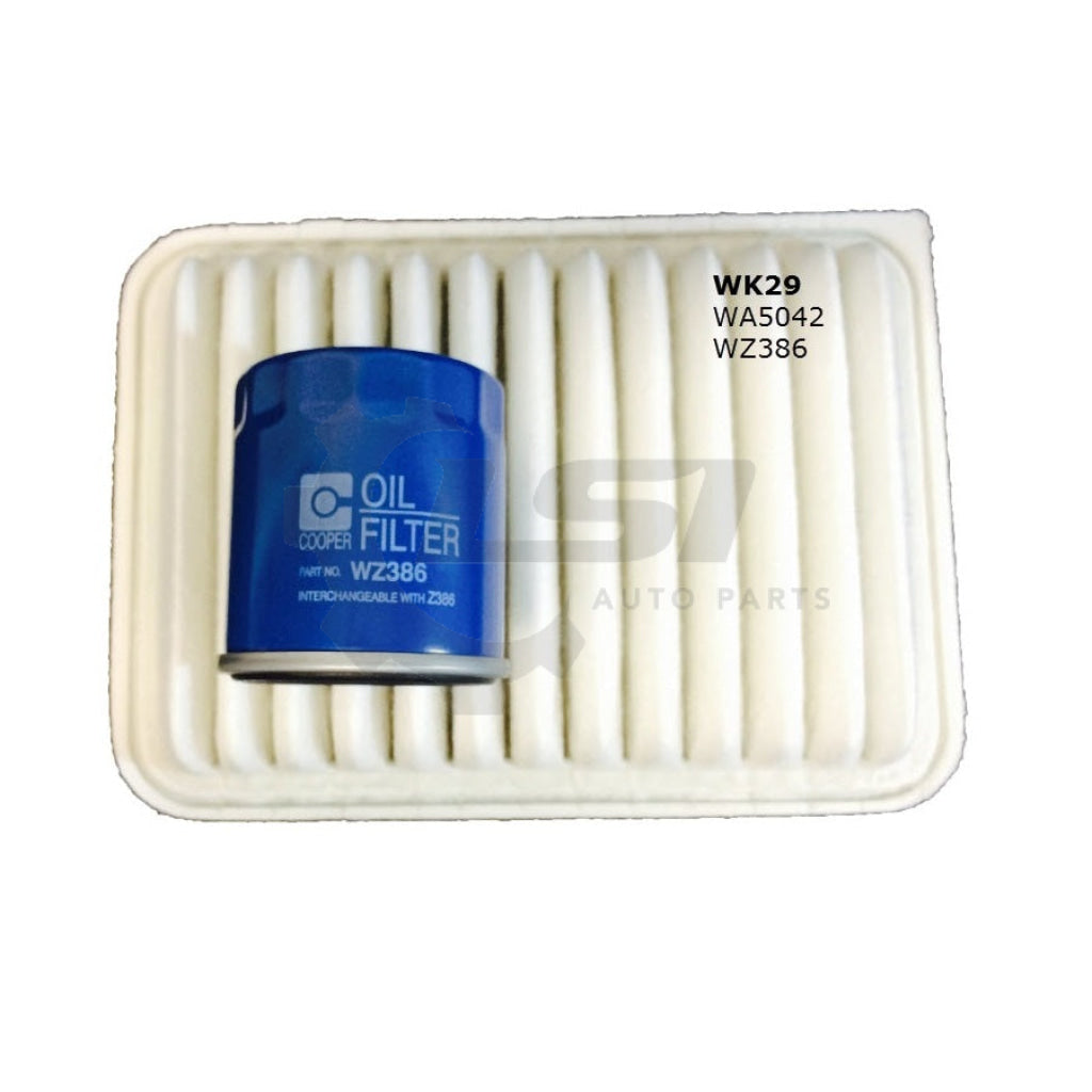 Wesfil Filter Kit WK29 for Toyota Corolla 2007-2014 1.8L 2ZRFE Filter Kit