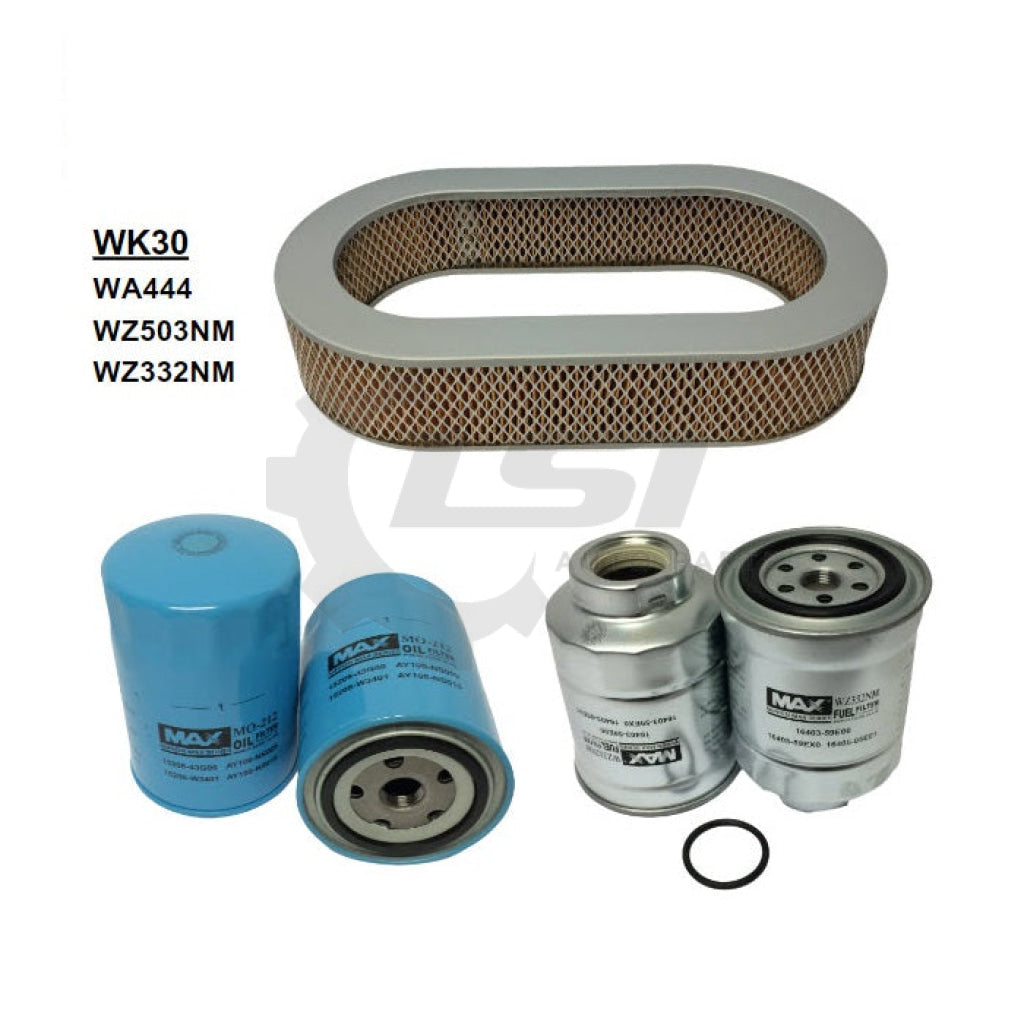 Wesfil Filter Kit WK30 for Nissan Patrol 1998-2003 4.2L TD42 (RSK13) Filter Kit