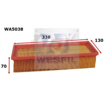 Wesfil Air Pollen Oil Fuel Cabin Filter Kit WK101CAB for VW Caddy 1.6L 2.0L CAYD CFHC 2010-2016 Filter Kit