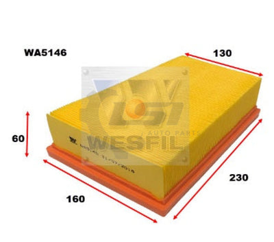 Wesfil Oil Air Filter Set For Nissan Dualis J10 Service Kit