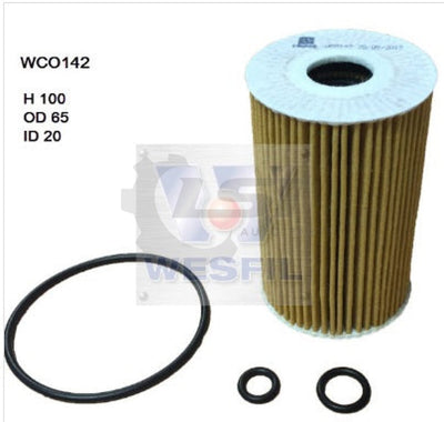 Wesfil Oil Air Filter Set For Audi Q3 8U Tdi Service Kit