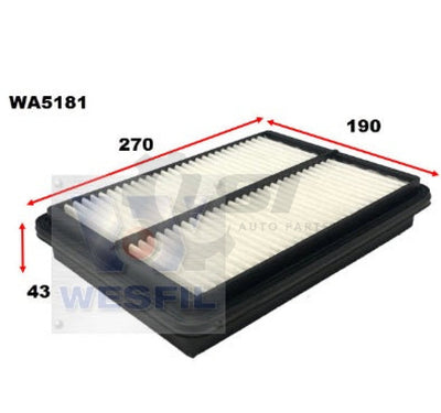 Wesfil Oil Air Filter Set For Great Wall V240 Service Kit