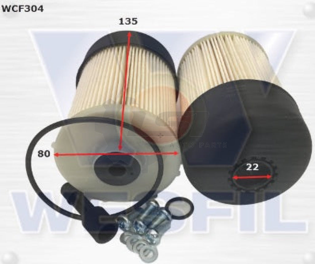 Wesfil Oil Air Filter Set For Renault Master X62 Service Kit