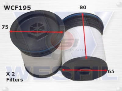 Westfil Fuel Filter For Chrysler 300 Holden Captiva Jeep Cherokee