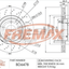Fremax Front Disc Rotors For Mercedes Benz C180 W203 2.0 00-02 Sports Package Brake